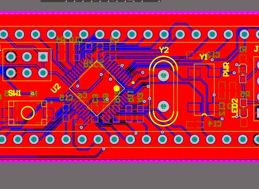 STM32F103C8T6核心板的电路方案设计(原理图+PCB)_鹏程工联_工业互联网技术服务平台