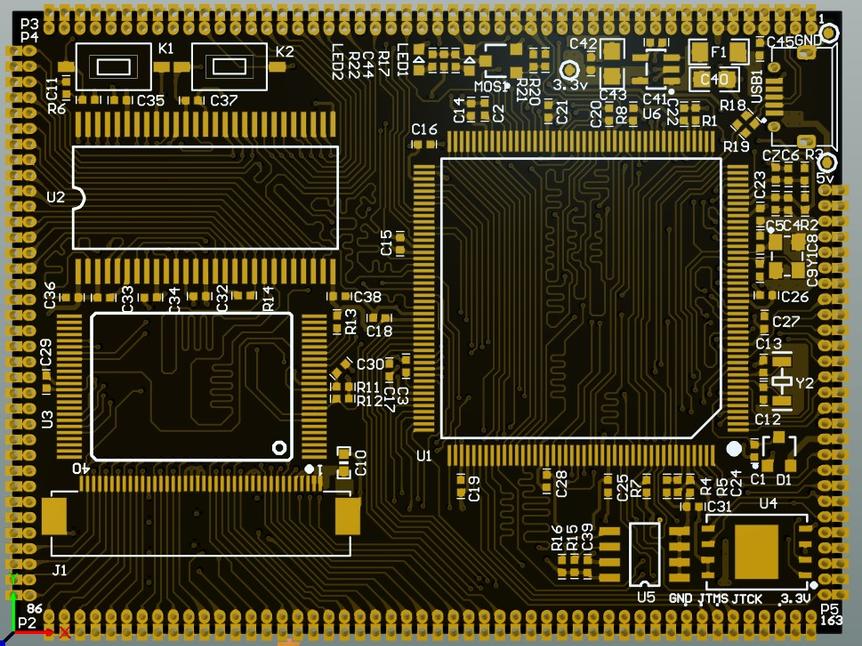 STM32F429核心板 兼容正点原子 原理图+PCB_百工联_工业互联网技术服务平台