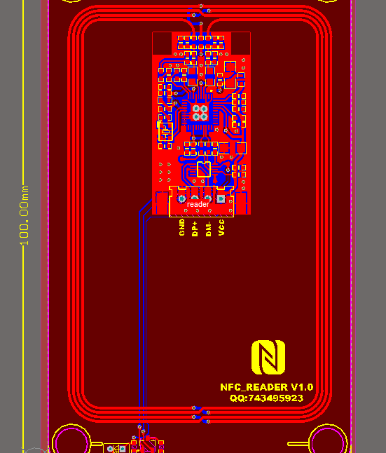 PN532 USB串口RFID读卡器电路方案设计（原理图+pcb）_鹏程工联_工业互联网技术服务平台