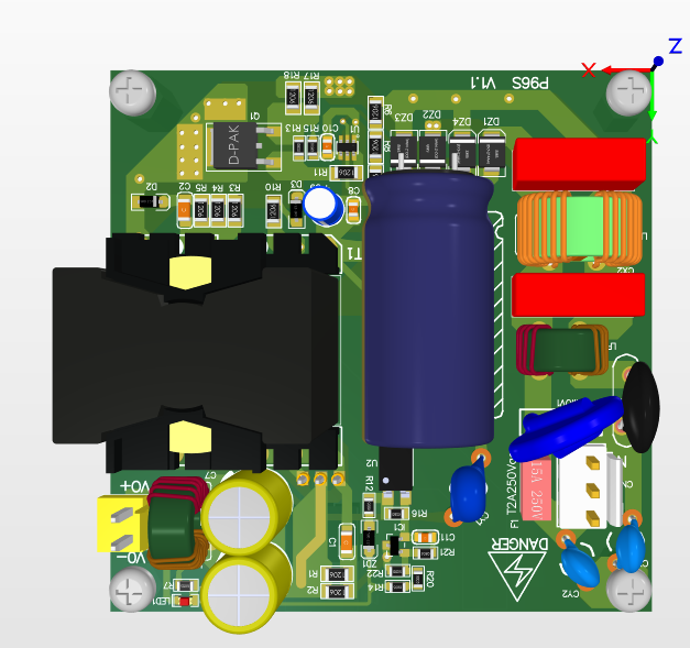 采用昂宝OB2273设计的24V4A(96W)开关电源（原理图+PCB）_百工联_工业互联网技术服务平台