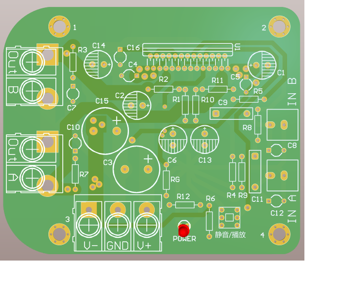 lm4780的120W立体声功放板_百工联_工业互联网技术服务平台