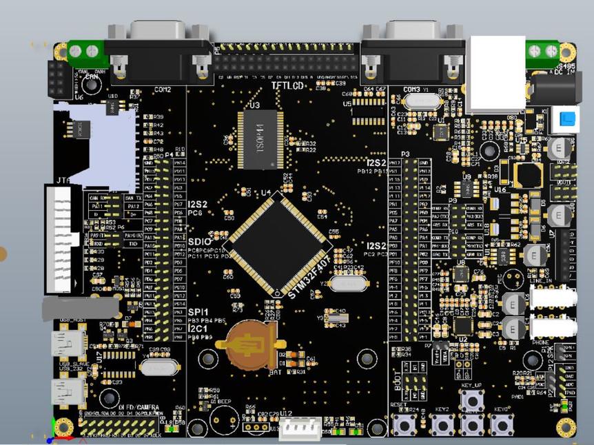 STM32F407开发板，含PCB文件，适合自己学习使用_百工联_工业互联网技术服务平台