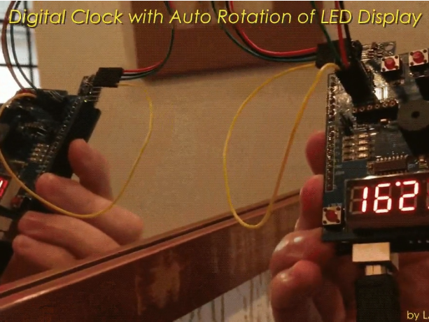 数字时钟，LED显示自动旋转_百工联_工业互联网技术服务平台