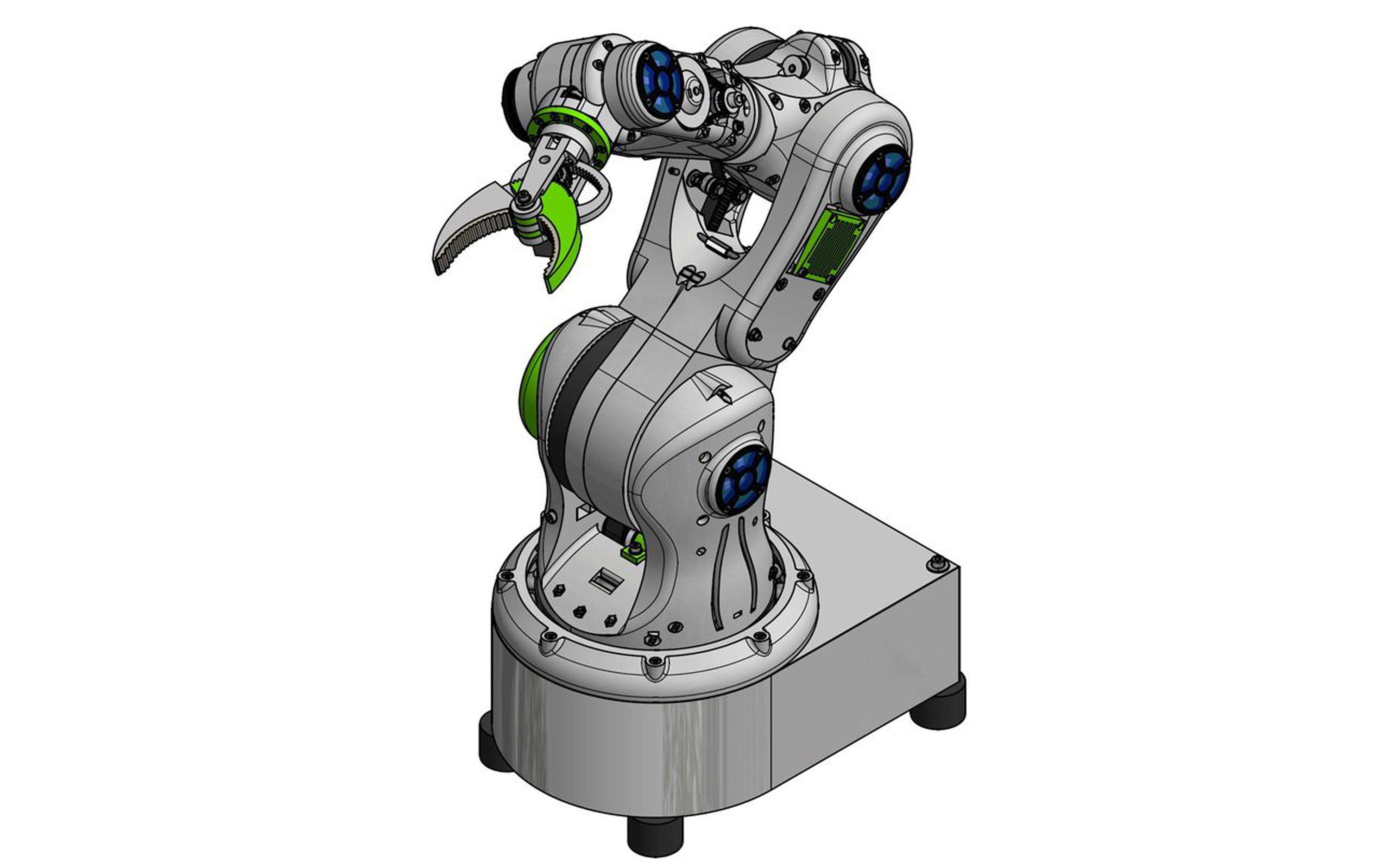 【机械臂】工业设计产品外观结构设计3D建模样品制作_天津雷驰工业设计有限公司