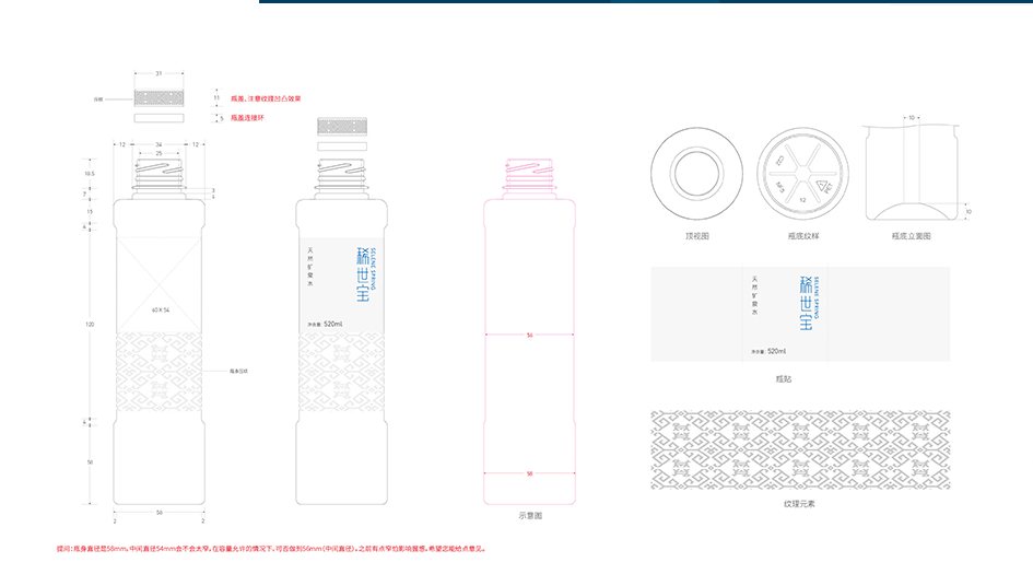 矿泉水瓶酒瓶外形仪器仪表结构升级改造设计_北京物道科技有限公司